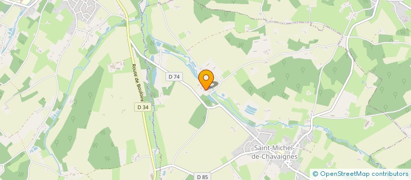 localisation de l'entreprise DUSONCHET INDIVISION 2  SAINT-MICHEL-DE-CHAVAIGNES