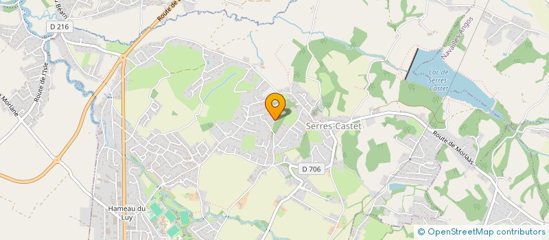 localisation de l'entreprise DUSS-GROUP  SERRES-CASTET