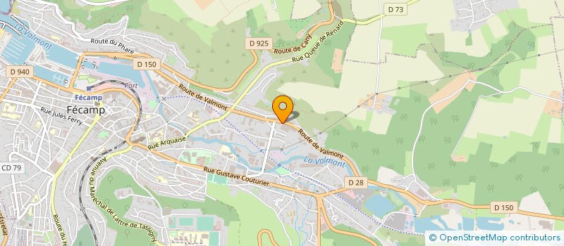 localisation de l'entreprise DUSSAILLANT à FECAMP