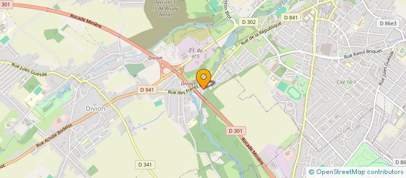 localisation de l'entreprise DUSSART  DIVION