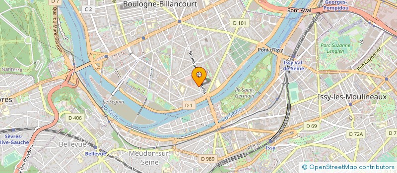 localisation de l'entreprise DUSSAUTOY ET PETREY à BOULOGNE-BILLANCOURT