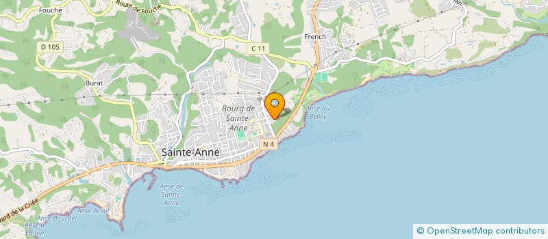 localisation de l'entreprise DUSSER  SAINTE-ANNE