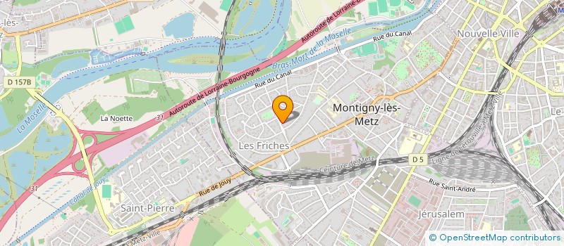 localisation de l'entreprise DUSSER CONSORTS à MONTIGNY-LES-METZ