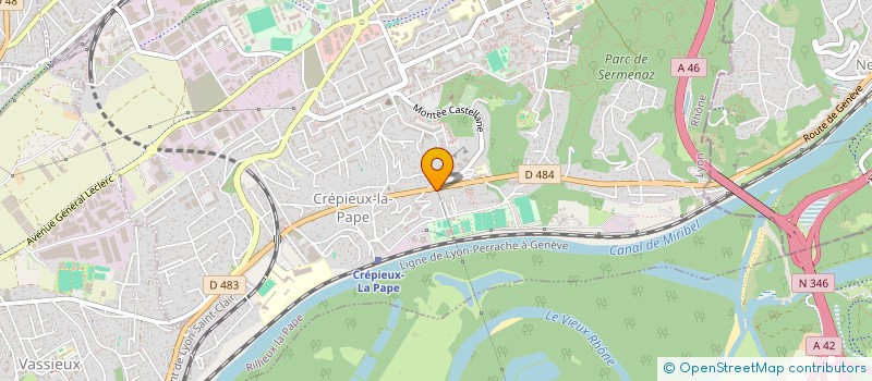 localisation de l'entreprise DUSSERE GESTION  RILLIEUX-LA-PAPE