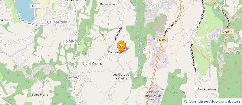 localisation de l'entreprise DUSSERRE AGENCEMENTS  NEFFES