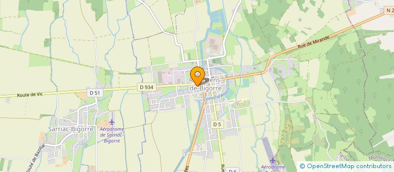 localisation de l'entreprise DUSSERT MATERIAUX SARL à RABASTENS-DE-BIGORRE