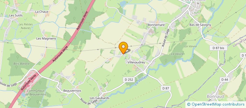 localisation de l'entreprise DUSSET CHARPENTE  SAVIGNY-EN-REVERMONT