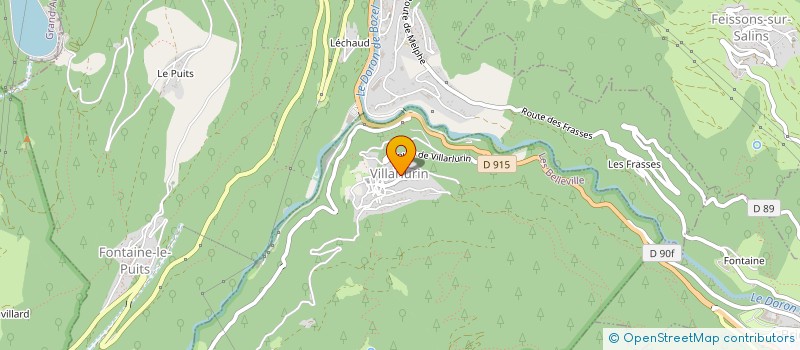 localisation de l'entreprise DUSSEZ RAPHAEL  LES BELLEVILLE