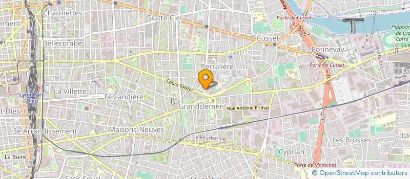 localisation de l'entreprise DUSSIECLE à VILLEURBANNE