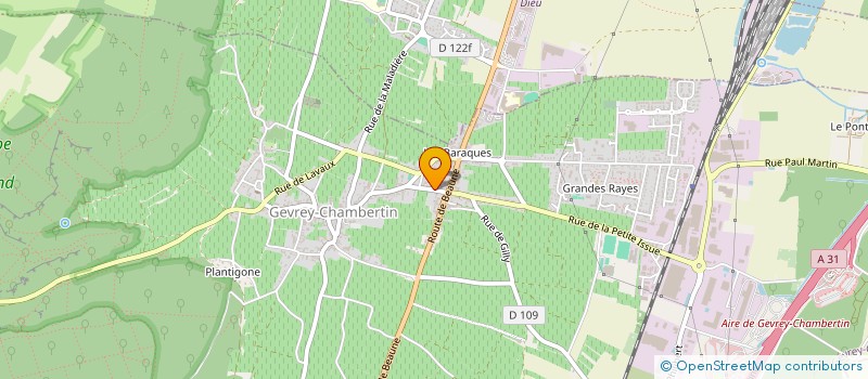 localisation de l'entreprise DUSSOL DE PEINDRE DENBEL DE SAINTE CROIX DE TUSI D'ANDRE  GEVREY-CHAMBERTIN