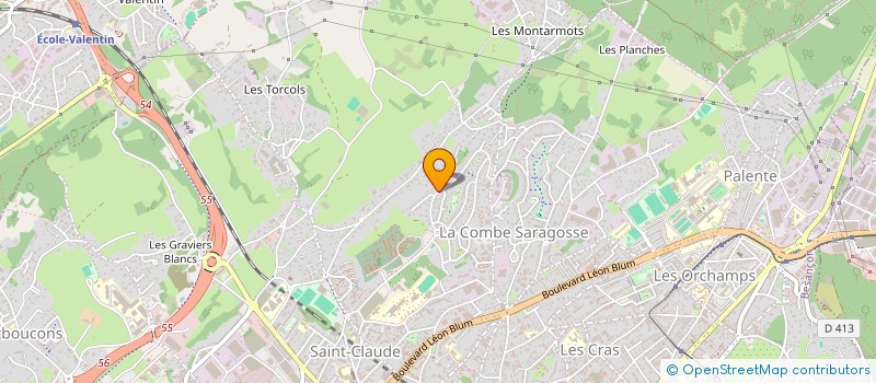 localisation de l'entreprise DUSSOUILLEZ FRANCK ET HENRY ANNE  BESANCON