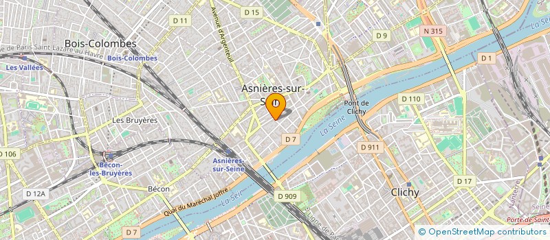 localisation de l'entreprise DUSSOURD CONSULTING  ASNIERES-SUR-SEINE