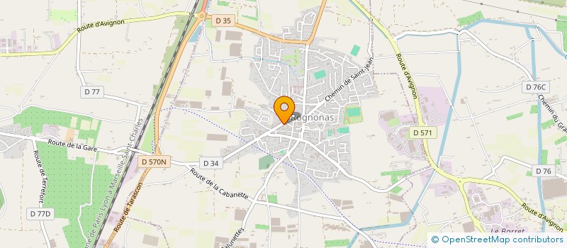 localisation de l'entreprise DUST ON EARTH  ROGNONAS