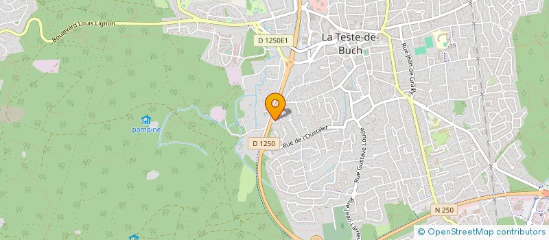 localisation de l'entreprise DUSTRACE ARCACHON TEAM à LA TESTE-DE-BUCH