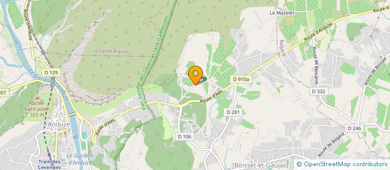 localisation de l'entreprise DUSTY RIVER  BOISSET-ET-GAUJAC