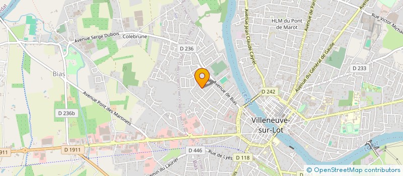 localisation de l'entreprise DUSUD  BIAS