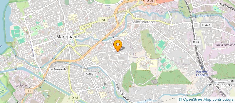 localisation de l'entreprise DUSYLBE  MARIGNANE