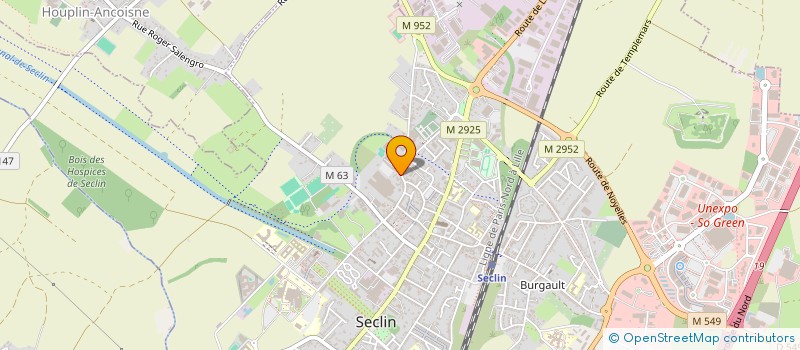 localisation de l'entreprise DUTAC  SECLIN