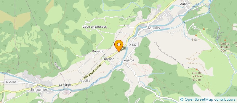 localisation de l'entreprise DUTAINE à MONTJOIE-EN-COUSERANS