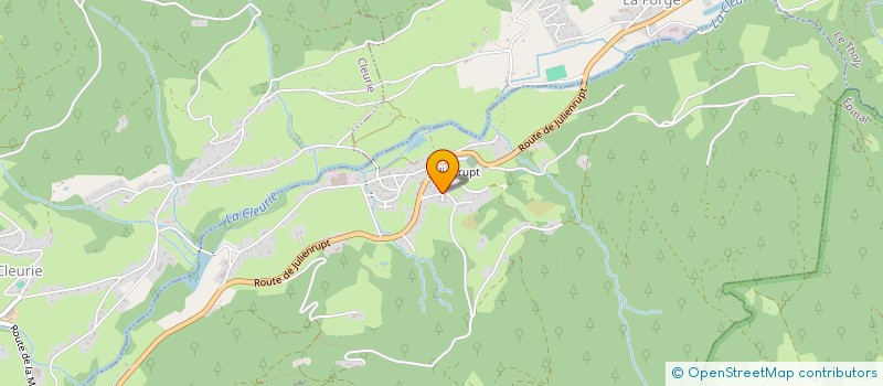 localisation de l'entreprise DUTAIT  LE SYNDICAT