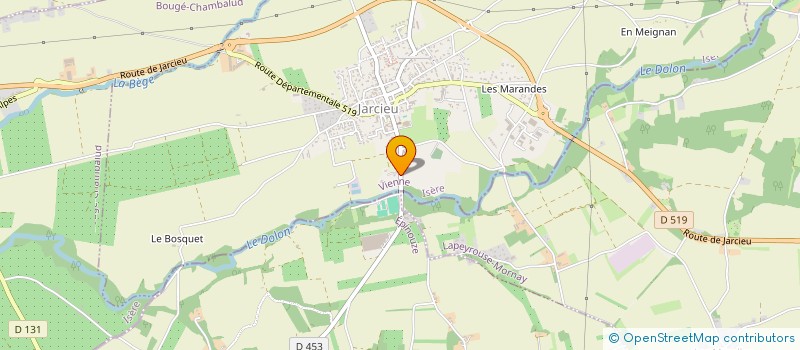 localisation de l'entreprise DUTAL ET FILS  JARCIEU