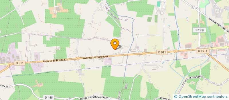 localisation de l'entreprise DUTAMBY  ALLEZ-ET-CAZENEUVE