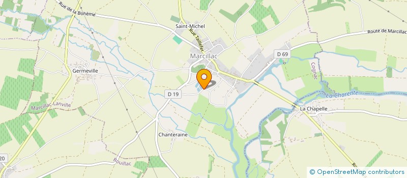 localisation de l'entreprise DUTARTRE ASSAINISSEMENT à ROUILLAC