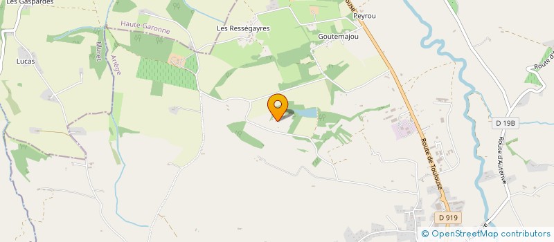 localisation de l'entreprise DUTAUR à LEZAT-SUR-LEZE