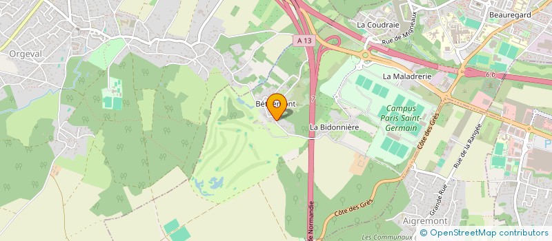 localisation de l'entreprise DUTCH BRANDS à POISSY