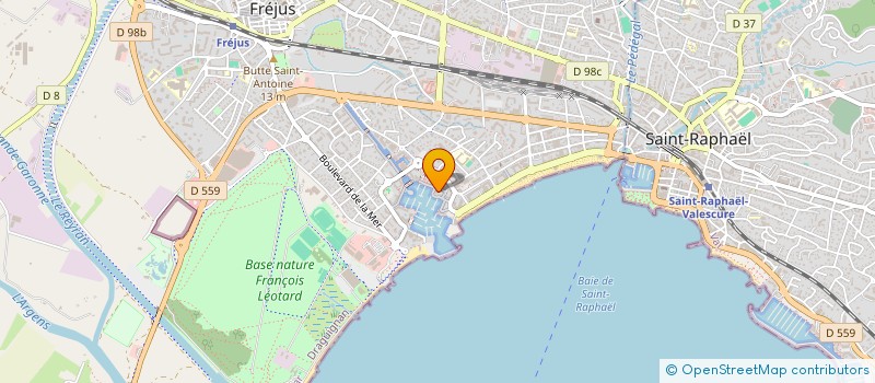 localisation de l'entreprise DUTCH & DIVINE à FREJUS