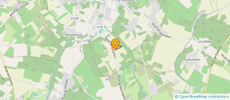 localisation de l'entreprise DUTECH LMNP  VILLAUDRIC