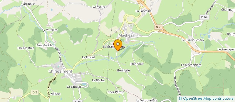 localisation de l'entreprise DUTECH PIERRE  MACHEZAL