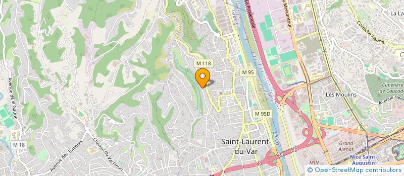 localisation de l'entreprise DUTEIL INVESTISSEMENTS  SAINT-LAURENT-DU-VAR