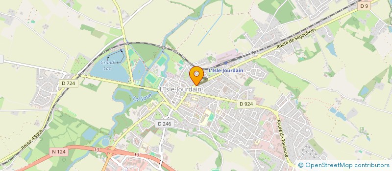 localisation de l'entreprise DUTEIL TANCOGNE  L'ISLE-JOURDAIN