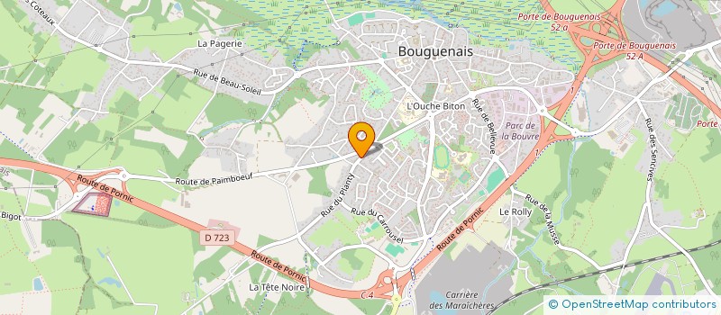 localisation de l'entreprise DUTEIL-TATTEVIN à BOUGUENAIS