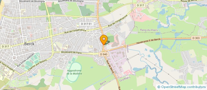 localisation de l'entreprise DUTERROIR à BERCK