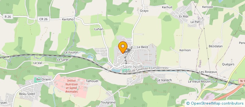 localisation de l'entreprise DUTERTRE PRO SAS  SAINT-NOLFF