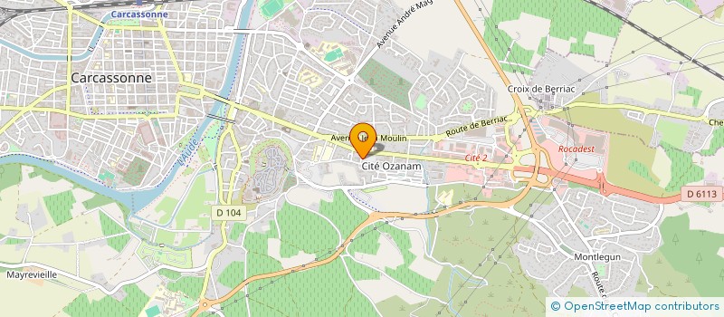 localisation de l'entreprise DUTERTRE - RECCHIA à CARCASSONNE