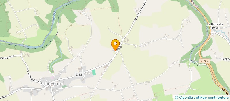 localisation de l'entreprise DUTEURTRE COUVERTURE  SAINT-HERNIN