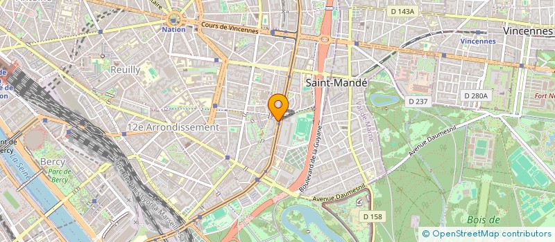 localisation de l'entreprise DUTHEIL à PARIS