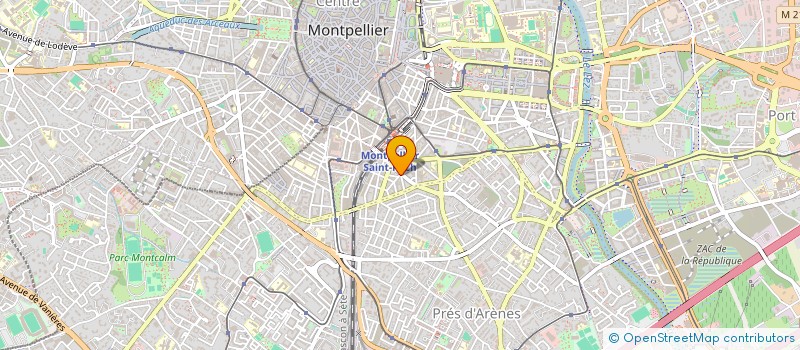 localisation de l'entreprise DUTHEIL SAINTE CATHERINE à MONTPELLIER