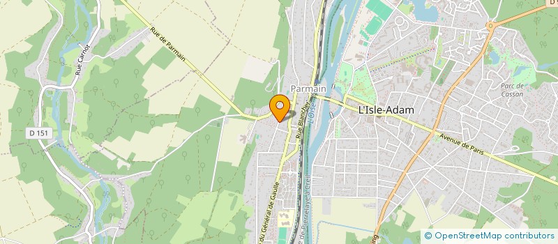 localisation de l'entreprise DUTHELLE  PARMAIN