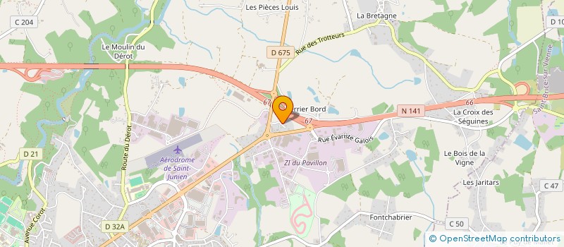 localisation de l'entreprise DUTHIERS DULUC MATERIAUX à SAINT JUNIEN