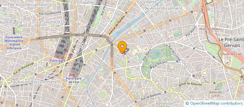 localisation de l'entreprise DUTHIL SA à PARIS