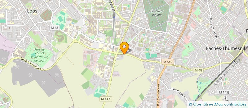 localisation de l'entreprise DUTHOIT DEHONDT INDIVISION  LOOS
