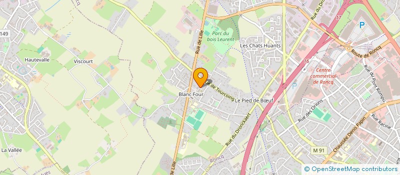 localisation de l'entreprise DUTHOY-BUISSET à RONCQ