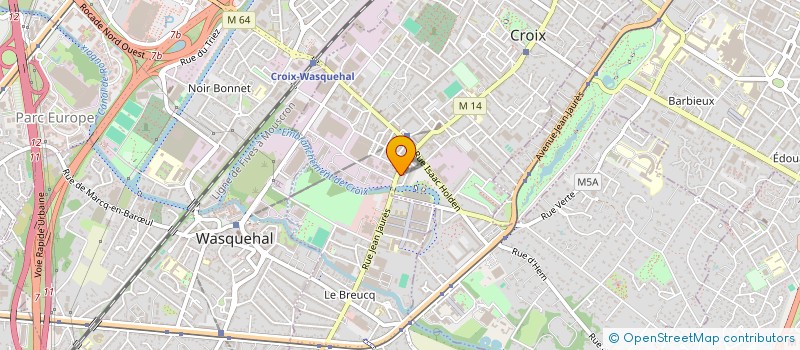 localisation de l'entreprise DUTI à CROIX