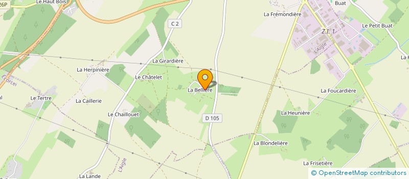 localisation de l'entreprise DUTI à L'AIGLE