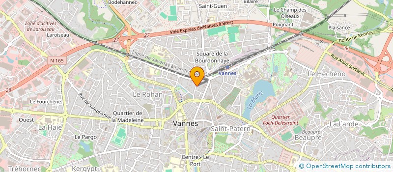localisation de l'entreprise DUTILLEUL à VANNES