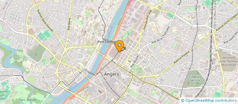 localisation de l'entreprise DUTILLEUL-FM à ANGERS